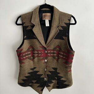 Rough Rider 90s Aztec Western Vest